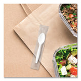 Solo Regal Mediumweight Cutlery, Individually Wrapped, Spoon, Plastic, White, 1,000/Carton (SCCMOW30007) Case of 1000