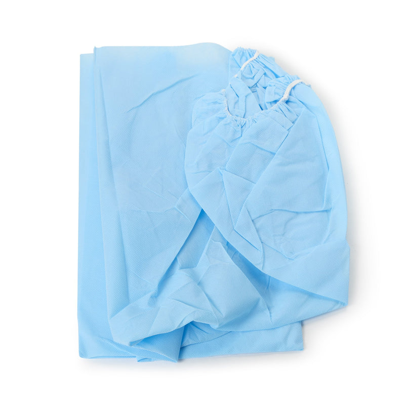 Snug-Fit® Stretcher Sheet Fitted 40 X 89 Inch Blue Nonwoven Disposable (483444_CS) 25/CS