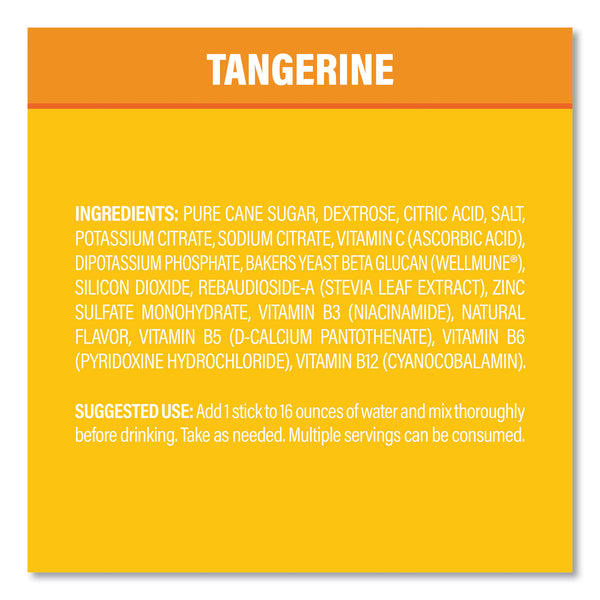 LIQUID I.V. Immune Support, Tangerine, 0.56 oz Packet, 10/Pack (GRR22002080) Each