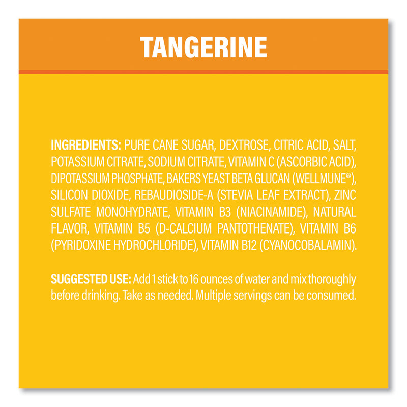 LIQUID I.V. Immune Support, Tangerine, 0.56 oz Packet, 10/Pack (GRR22002080) Each