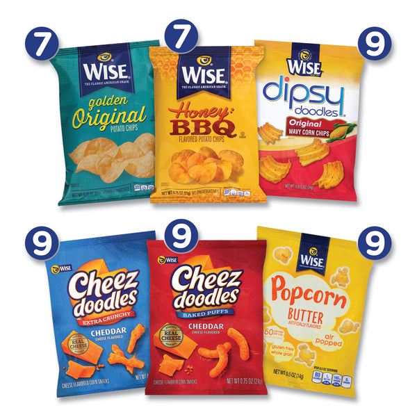 Wise Grab and Snack Variety Pack, Assorted Flavors, 50/Pack (GRR22002063) Each