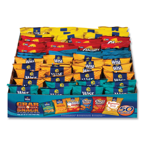 Wise Grab and Snack Variety Pack, Assorted Flavors, 50/Pack (GRR22002063) Each