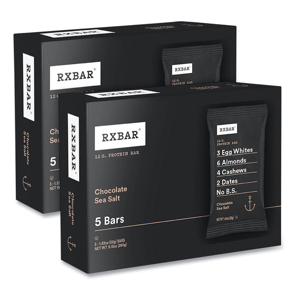 Kellogg's Adult Bars, Chocolate Sea Salt, 1.83 oz Bar, 5 Bars/Box, 2 Boxes/Carton (GRR60000742) Case of 2