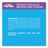 HighKey Double Chocolate Brownie Cookies, 0.75 oz Packet, 6/Carton (GRR60000273) Case of 6