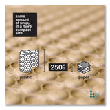 Elementree Bubble Paper, 12" x 250 ft, Perforated Every 12", Kraft, 250 Sheets/Carton (PRB01913) Case of 250