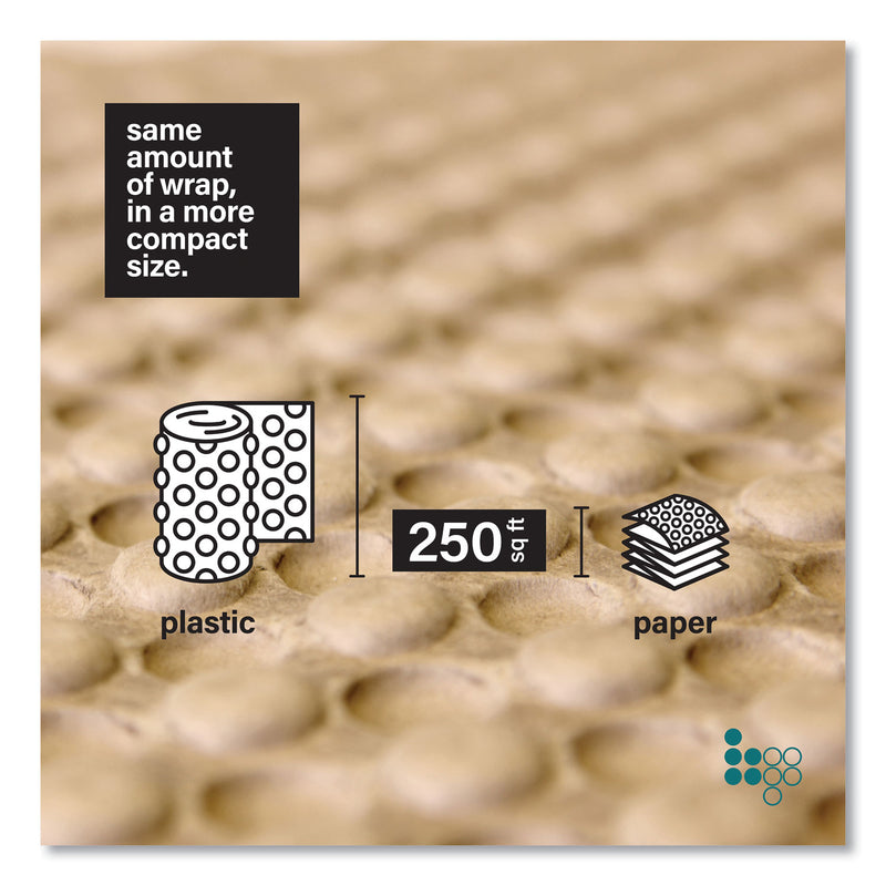 Elementree Bubble Paper, 12" x 250 ft, Perforated Every 12", Kraft, 250 Sheets/Carton (PRB01913) Case of 250
