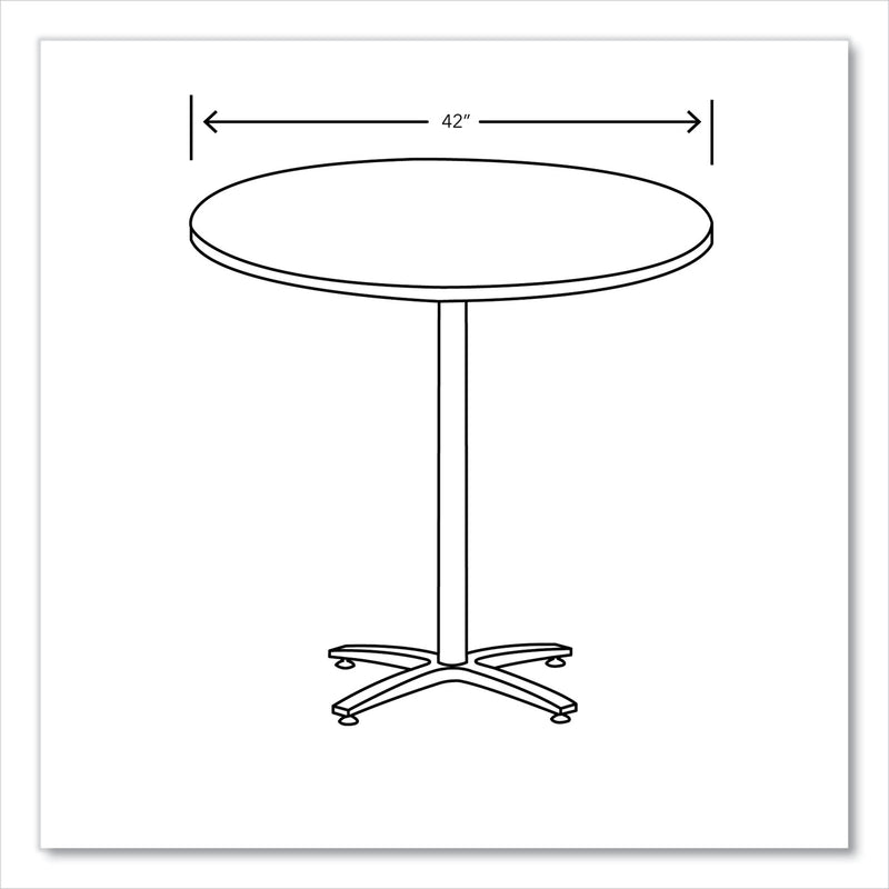 HON Between Round Table Top, 42" Diameter, Silver Mesh (HONBTRND42NB9L) Each