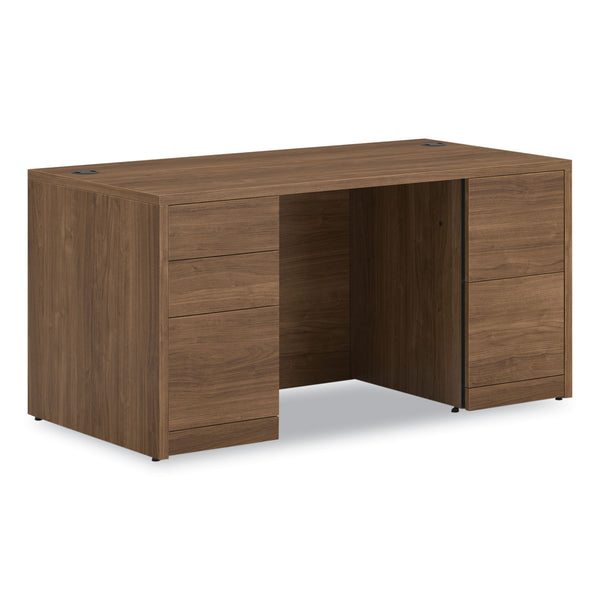 HON 10500 Series Double Pedestal Desk with Full Pedestals, 60" x 30" x 29.5", Pinnacle (HON105892PINC) Each