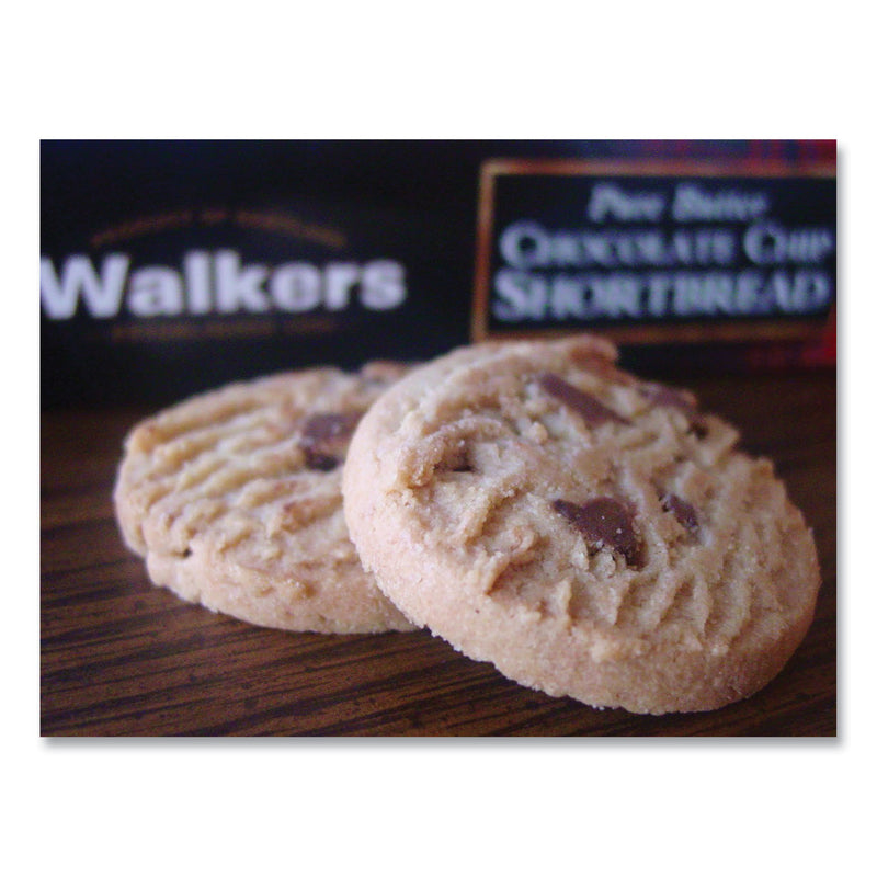 Walkers Shortbread Cookies, Chocolate Chip, 1.4 oz Pack, 2/Pack, 20 Packs/Box (OFX1537D) Each