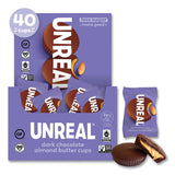 Unreal Dark Chocolate Almond Butter Cups, 0.53 oz, Individually Wrapped, 40/Pack (GRR22002089) Each