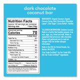 Unreal Dark Chocolate Coconut Bars, 0.53 oz, Individually Wrapped, 40/Pack (GRR22002087) Each