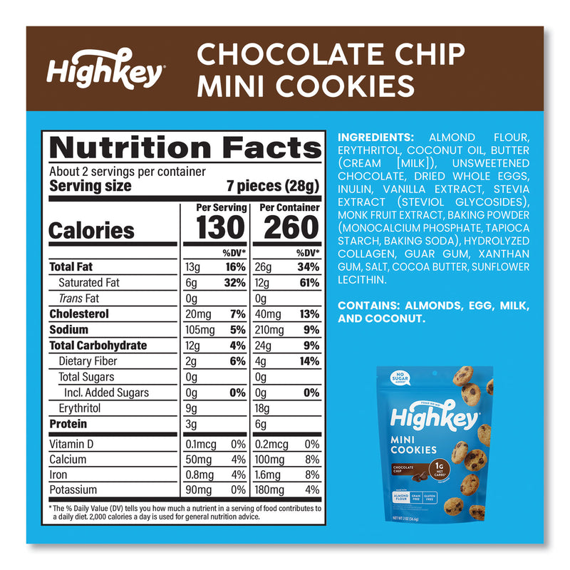 HighKey Variety Pack, Assorted Flavors, 2 oz Packet, 6/Carton (GRR60000274) Case of 6