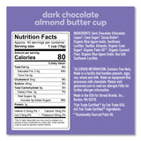 Unreal Dark Chocolate Almond Butter Cups, 0.53 oz, Individually Wrapped, 40/Pack (GRR22002089) Each