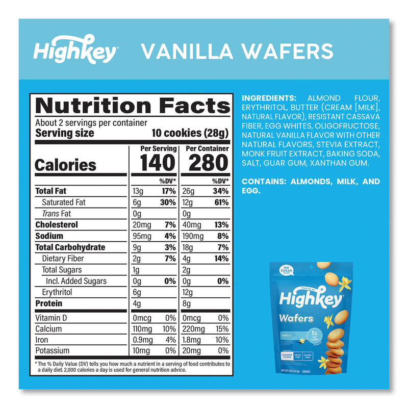 HighKey Variety Pack, Assorted Flavors, 2 oz Packet, 6/Carton (GRR60000274) Case of 6