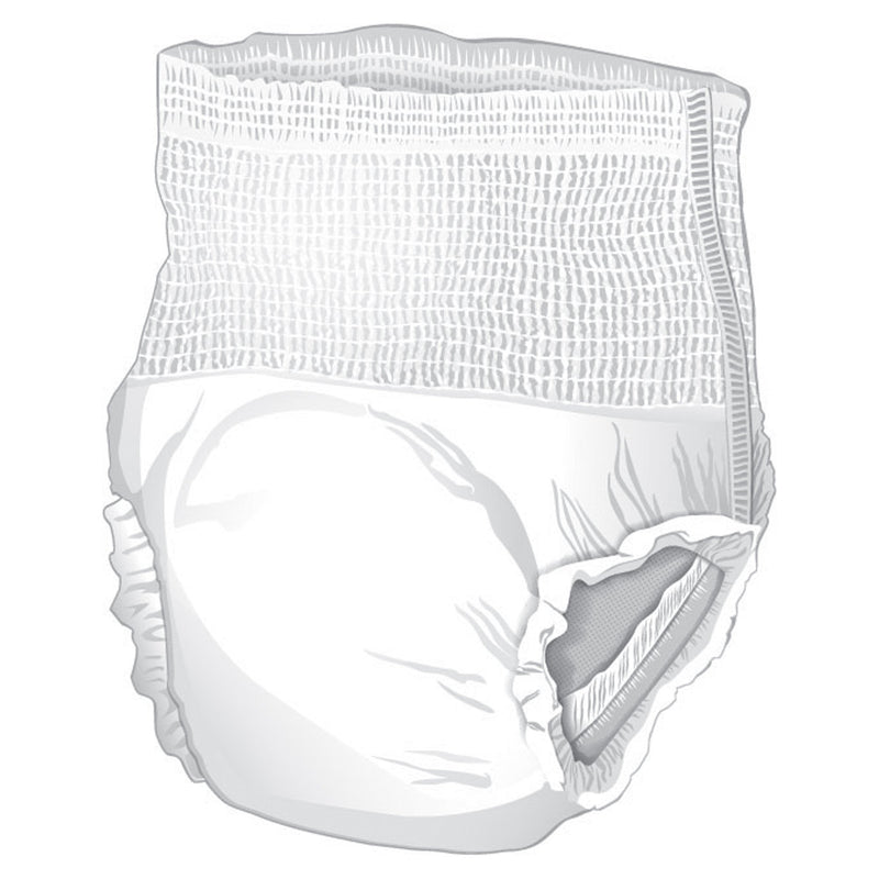 McKesson Classic Unisex Adult Absorbent Underwear Pull On with Tear Away Seams X-Large Disposable Light Absorbency (884178_BG) 1/BG
