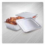 Handi-Foil Half Steam Table Pan Lids, Full Curl, 11.16 x 0.62 x 12.75, 100/Carton (HFA204930100FC) Case of 100