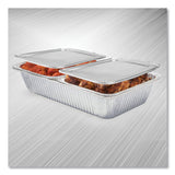Handi-Foil Half Steam Table Pan Lids, Full Curl, 11.16 x 0.62 x 12.75, 100/Carton (HFA204930100FC) Case of 100