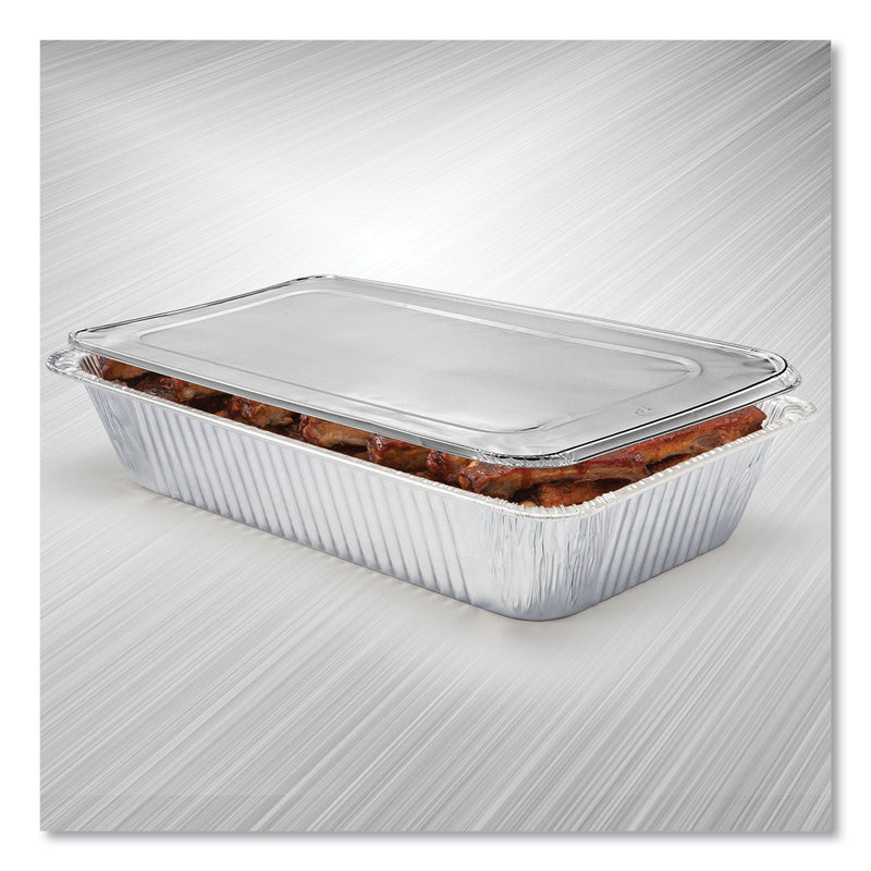 Handi-Foil Full Steam Table Pan Lid, Full Curl, 12.87 x 0,62 x 20.81, 50/Carton (HFA20504550FC) Case of 50