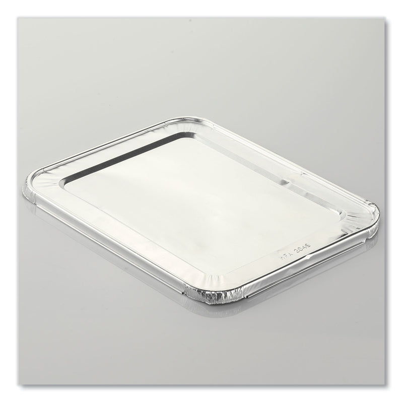 Handi-Foil Half Steam Table Pan Lids, Full Curl, 11.16 x 0.62 x 12.75, 100/Carton (HFA204930100FC) Case of 100