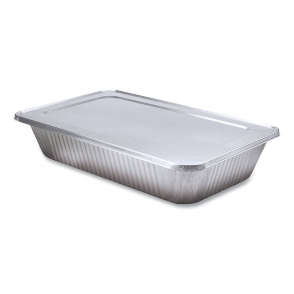 Handi-Foil Full Steam Table Pan Lid, Full Curl, 12.87 x 0,62 x 20.81, 50/Carton (HFA20504550FC) Case of 50