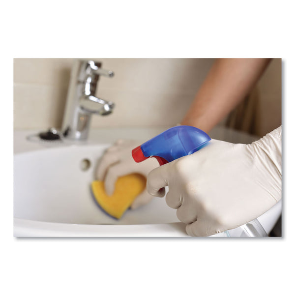 SemperGuard Latex Powdered Gloves, Cream, Medium, 100/Box (SEZINDPS103BX) Box of 100