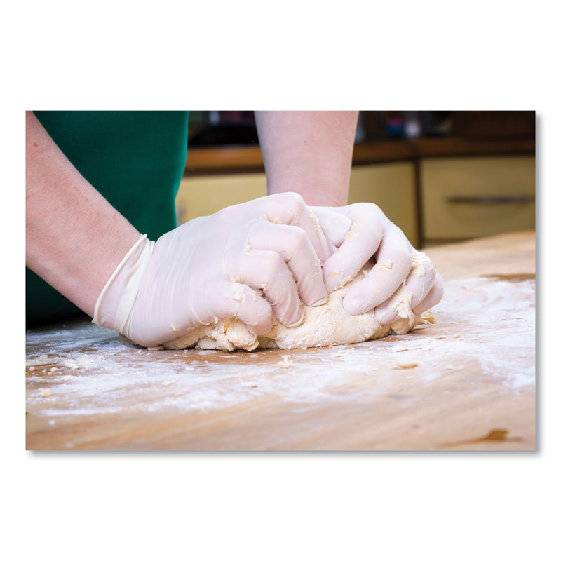 SemperGuard Latex Gloves, Cream, Small, 100/Box, 10 Boxes/Carton (SEZINDPS102) Case of 1000