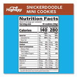 HighKey Snickerdoodle Cookies, Snickerdoodle, 2 oz Bag, 6/Carton (GRR60000271) Case of 6