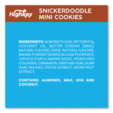 HighKey Snickerdoodle Cookies, Snickerdoodle, 2 oz Bag, 6/Carton (GRR60000271) Case of 6