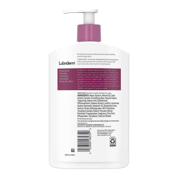 Lubriderm® Advanced Therapy Hand and Body Moisturizer 16 oz. Pump Bottle Scented Lotion (406636_EA) 1/EA