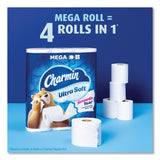 Charmin® Ultra Soft Bathroom Tissue, Mega Roll, Septic Safe, 2-Ply, White, 208 Sheets/Roll, 4 Rolls/Pack, 8 Packs/Carton (PGC19261CT) Case of 8