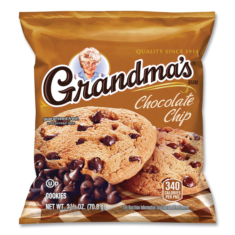 Grandma's Cookies Variety Tray, Assorted Flavors,  (6) 3.25 oz,  (26) 2.5 oz, 32 Bags/Carton (LAY73977) Case of 32