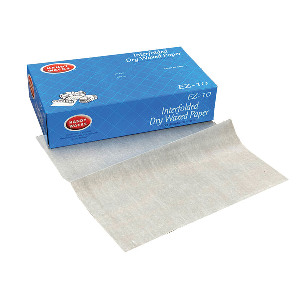Handy Wacks Interfolded Dry Waxed Paper, 10.75 x 10, 500 Box, 12 Boxes/Carton (HWAEZ10) Each