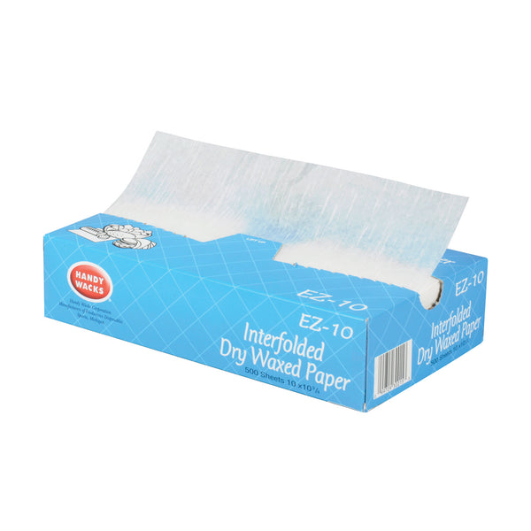 Handy Wacks Interfolded Dry Waxed Paper, 10.75 x 10, 500 Box, 12 Boxes/Carton (HWAEZ10) Each
