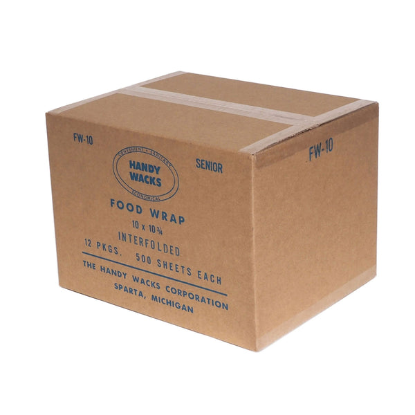 Handy Wacks Interfolded Food Wrap, 10.75 x 10, 500 Box, 12 Boxes/Carton (HWAFW10) Each