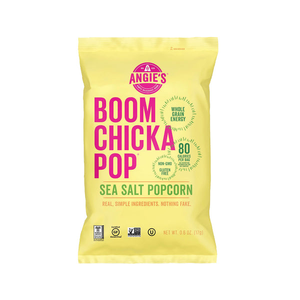 Angie's BOOMCHICKAPOP BOOMCHICKAPOP Popcorn, 0.6 oz Bag, 24 Bags/Carton (OFXSN01027) Case of 24