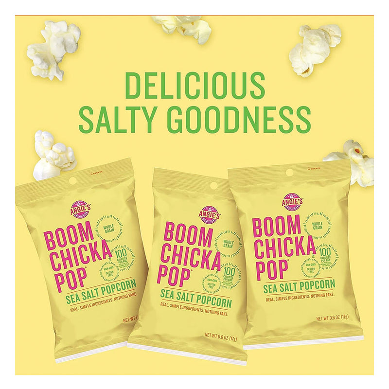 Angie's BOOMCHICKAPOP BOOMCHICKAPOP Popcorn, 0.6 oz Bag, 24 Bags/Carton (OFXSN01027) Case of 24
