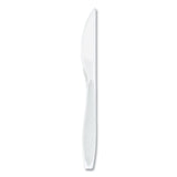 Solo Inc. Impress Heavyweight Full-Length Polystyrene Cutlery, Knife, White, 100/Box (SCCHSWKX0007BX) Box of 100