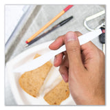Solo Inc. Impress Heavyweight Full-Length Polystyrene Cutlery, Knife, White, 100/Box (SCCHSWKX0007BX) Box of 100