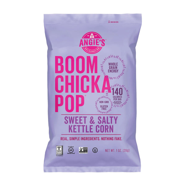 Angie's BOOMCHICKAPOP Popcorn, Sweet and Salty, 1 oz Bag, 24/Carton (OFXSN01213) Case of 24