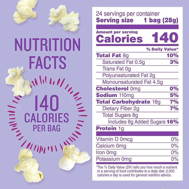 Angie's BOOMCHICKAPOP Popcorn, Sweet and Salty, 1 oz Bag, 24/Carton (OFXSN01213) Case of 24