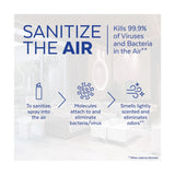 LYSOL Brand Air Sanitizer Spray, White Linen, 10 oz Aerosol Spray, 6/Carton (RAC99351CT) Case of 6