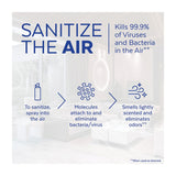 LYSOL Brand Air Sanitizer Spray, Simple Fresh, 10 oz Aerosol Spray, 6/Carton (RAC99350CT) Case of 6