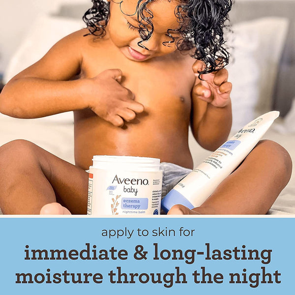 Aveeno® Baby Eczema Therapy Nighttime Balm Eczema Cream 11 oz. Jar Unscented Ointment (1228855_EA) 1/EA