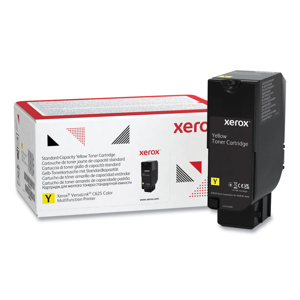 Xerox 006R04619 Toner, 6,000 Page-Yield, Yellow (XER006R04619) Each