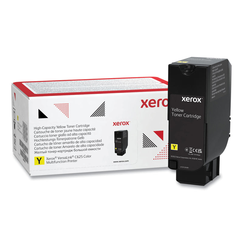 Xerox 006R04639 High-Yield Toner, 16,000 Page-Yield, Yellow (XER006R04639) Each