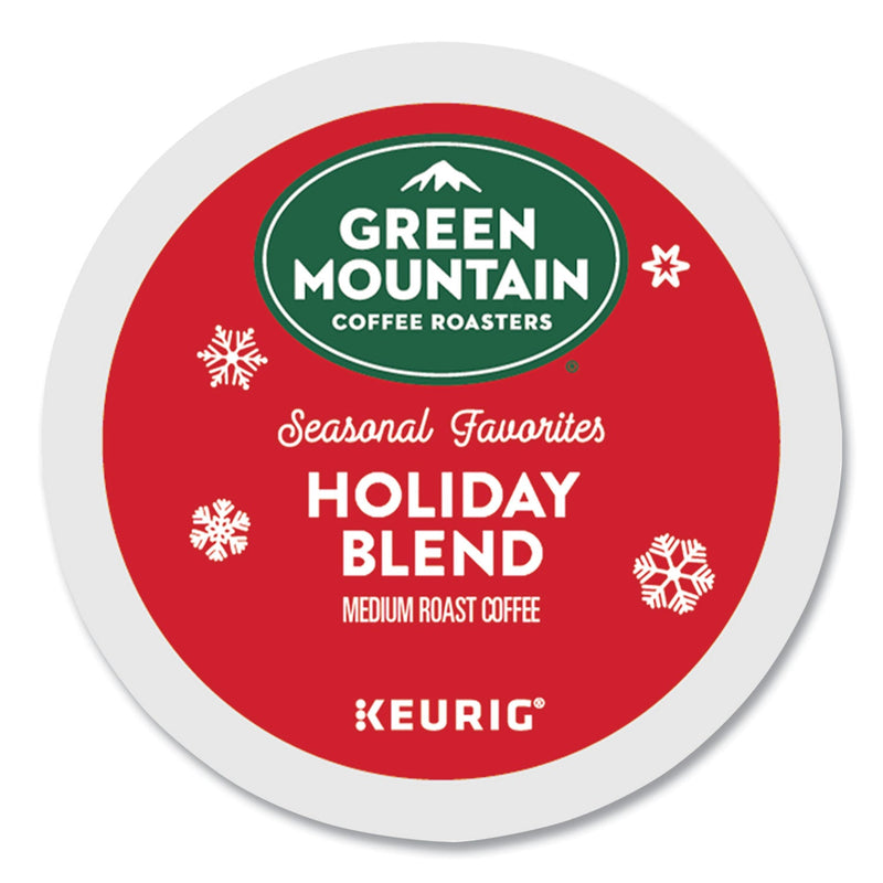 Green Mountain Coffee® Holiday Blend K-Cups, Medium Roast, 24/Box (GMT6204) Box of 24