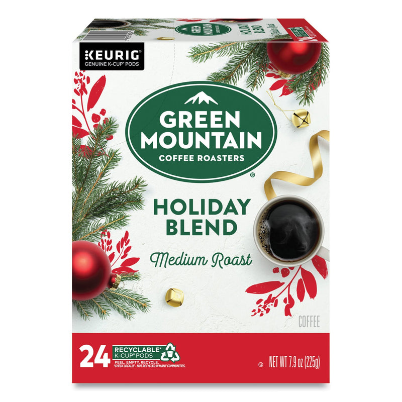 Green Mountain Coffee® Holiday Blend K-Cups, Medium Roast, 24/Box (GMT6204) Box of 24