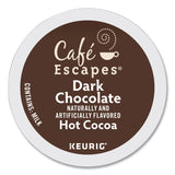 Café Escapes® Cafe Escapes Dark Chocolate Hot Cocoa K-Cups, 24/Box (GMT6802) Box of 24