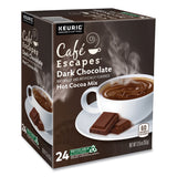 Café Escapes® Cafe Escapes Dark Chocolate Hot Cocoa K-Cups, 24/Box (GMT6802) Box of 24