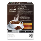 Café Escapes® Cafe Escapes Milk Chocolate Hot Cocoa K-Cups, 96/Carton (GMT6801CT) Case of 96